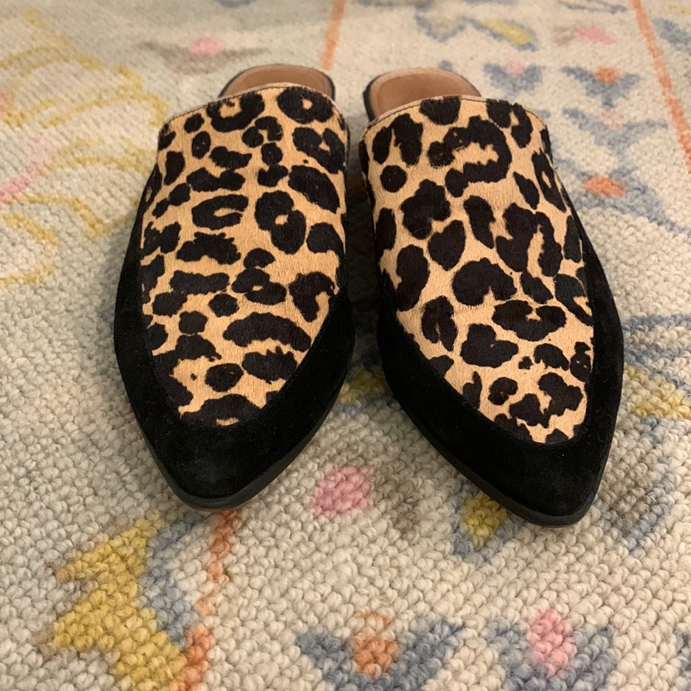 Halogen cheetah print flats